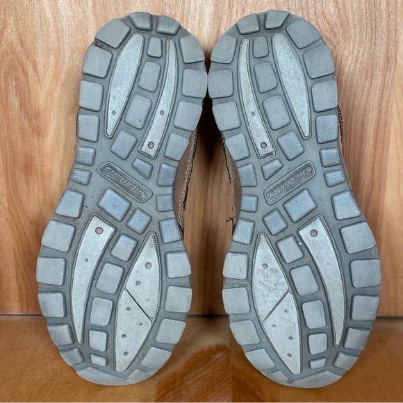 Womens 9 / Mens 7.5 Skechers Relaxed Fit Comfort Shoes Leather Brown TSS1110 - Picture 7 of 8